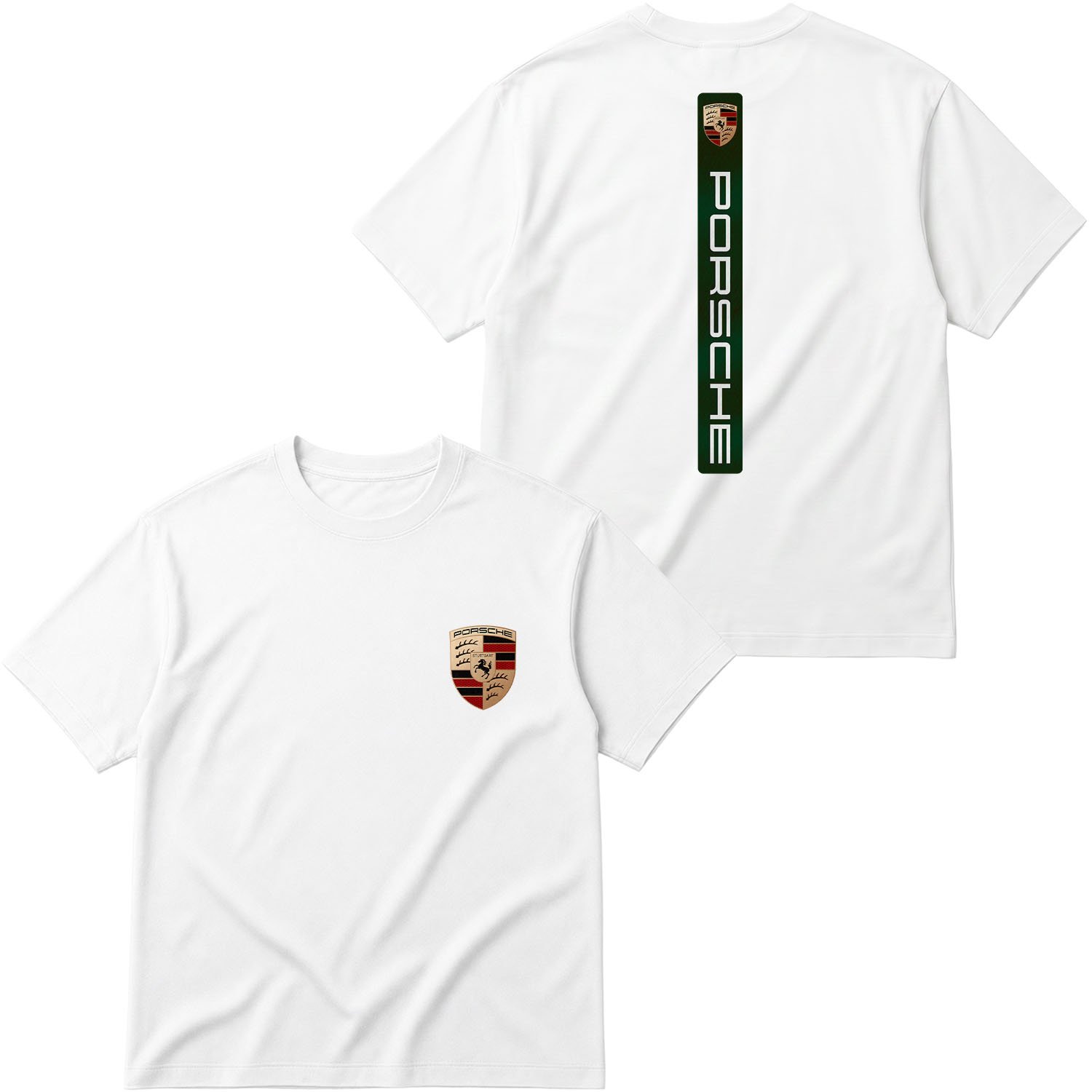 Porsche V Graphic Irish Green Oversize Tişört