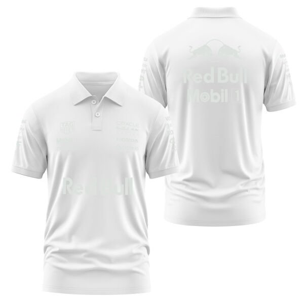 Oracle Red Bull Racing 25 SLVR Polo Tişört XL - Beyaz