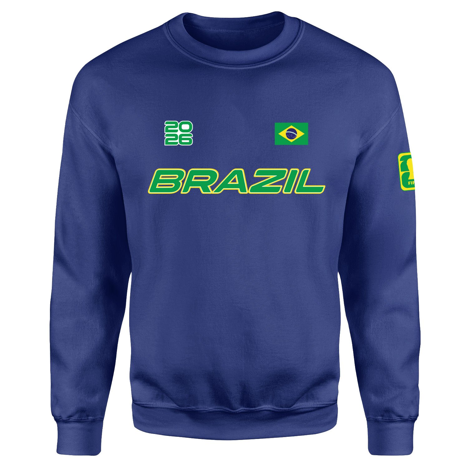 Brezilya 2026 Sweatshirt L - İndigo Mavisi