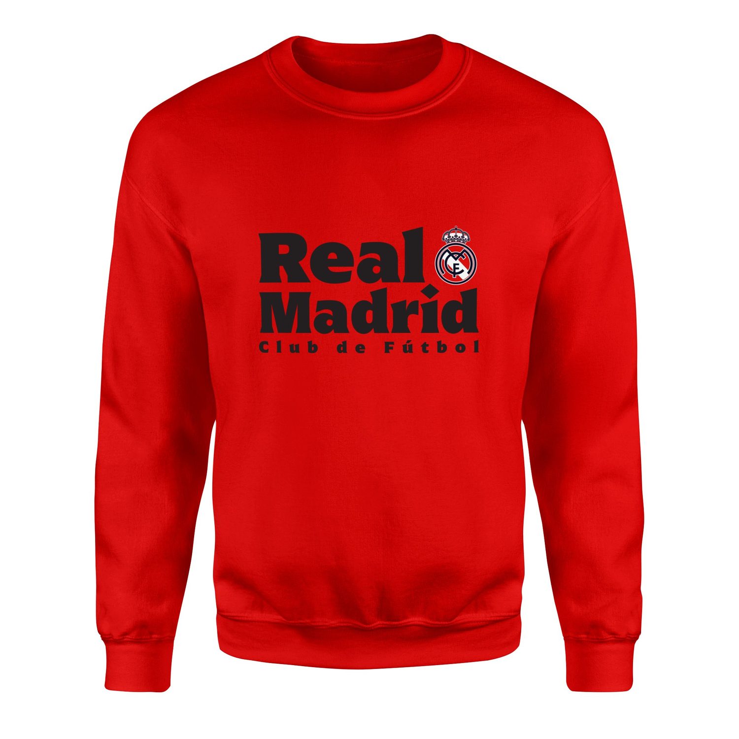 Real Madrid Club de Futbol Sweatshirt S - Kırmızı