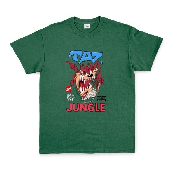 Taz The King of Jungle Tişört S - Nefti Yeşili