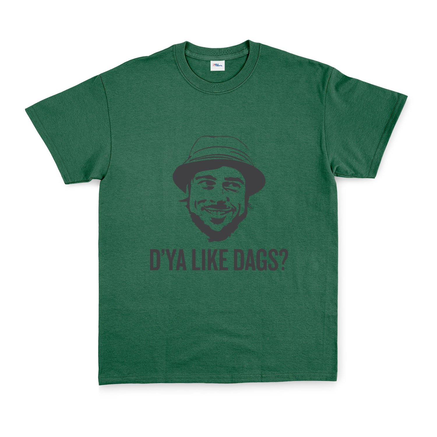 D’ya Like Dags? Snatch Tişört L - Nefti Yeşili