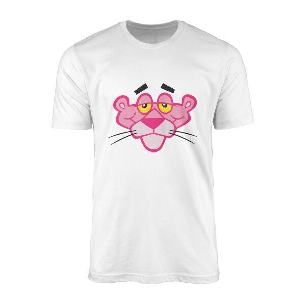 Cool & Classy | Pink Panther Tişört XL - Beyaz
