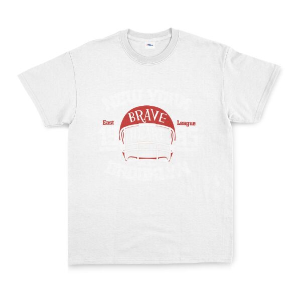 New York Brave Hart BKLYN Tişört S - Beyaz