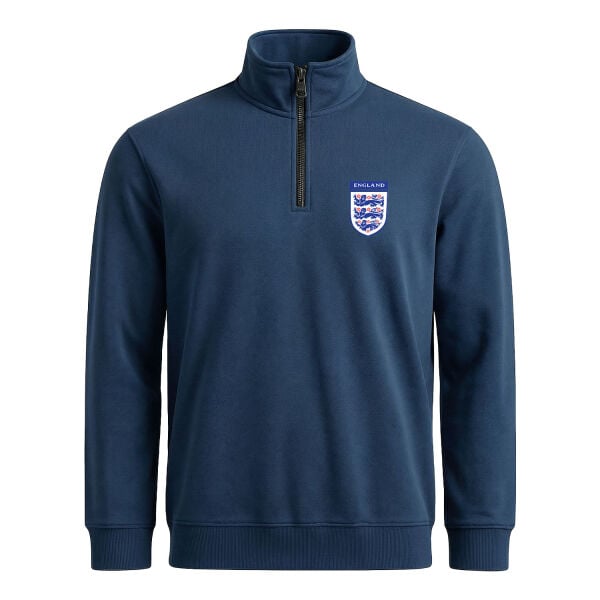 İngiltere Three Lions Yarım Fermuarlı Sweatshirt