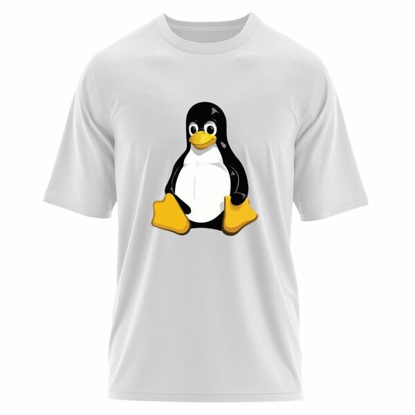 Linux Tux Oversize Tişört