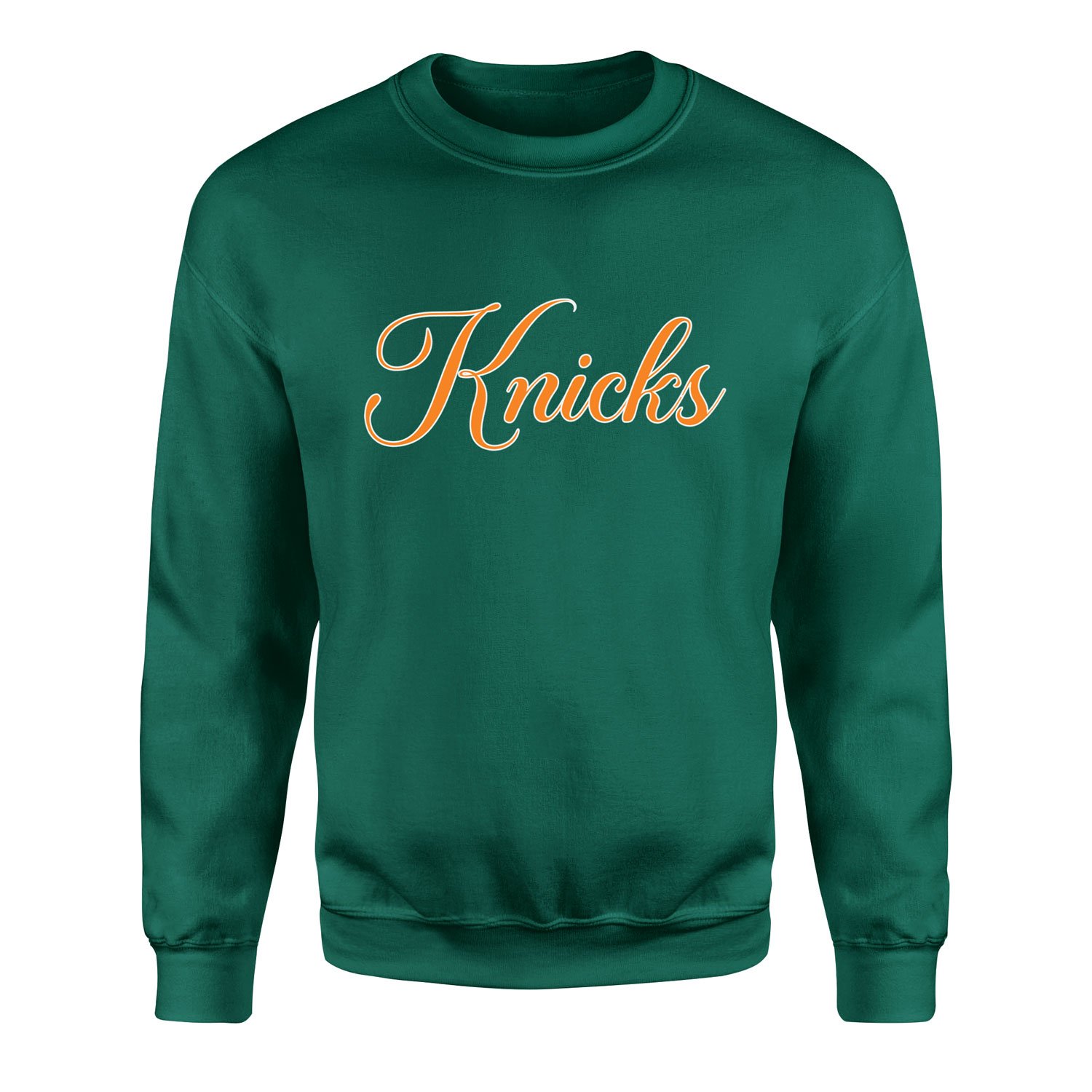 Knicks Cursive Sweatshirt L - Nefti Yeşili