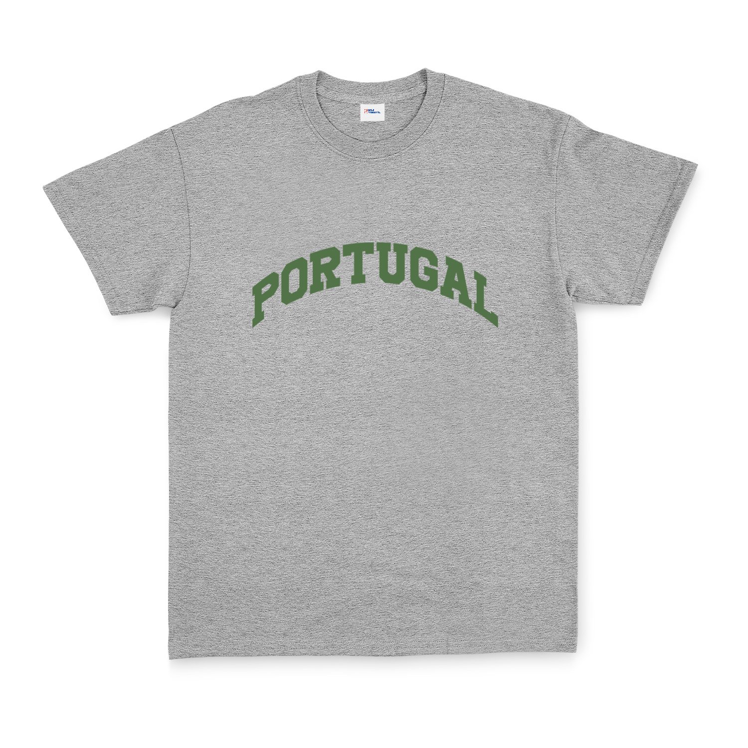 Portugal Tişört S - Gri