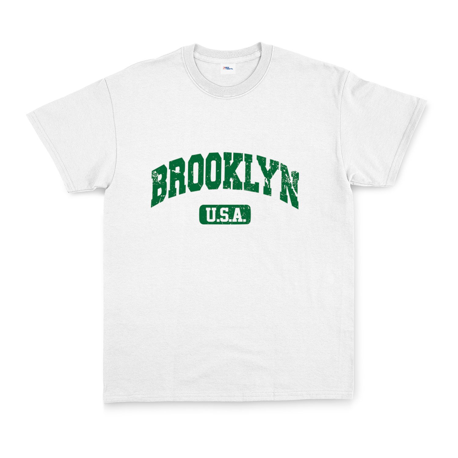 Brooklyn, USA Tişört M - Beyaz