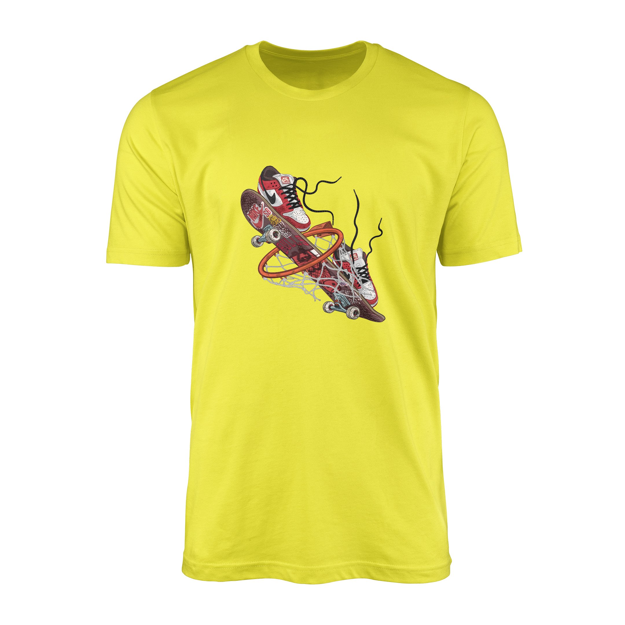 Air Jordan Skateboard Tişört S - Sarı