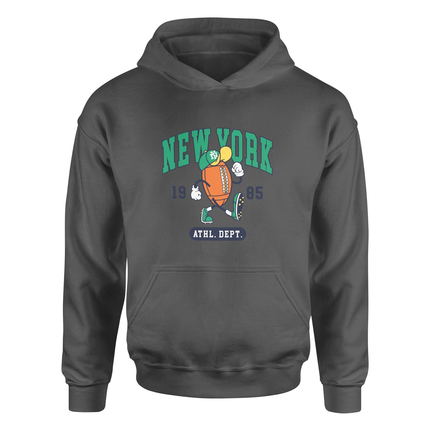 New York 1985 Hoodie S - Füme