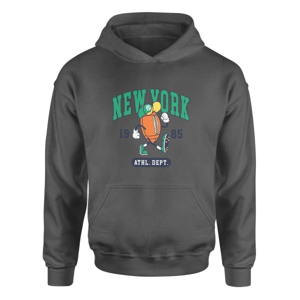 New York 1985 Hoodie S - Füme