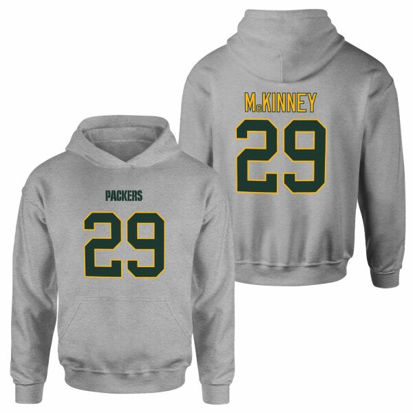 Xavier McKinney Green Bay Packers Hoodie XL - Gri