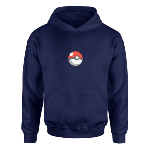 Pokeball Hoodie S - İndigo Mavisi