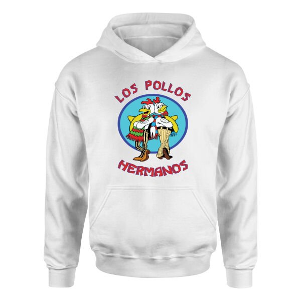 Los Pollos Hermanos Hoodie L - Beyaz