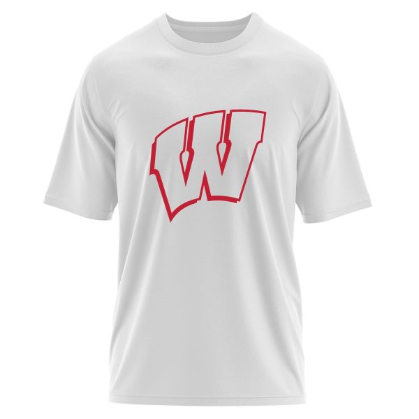 Wisconsin Badgers Oversize Tişört S - Beyaz