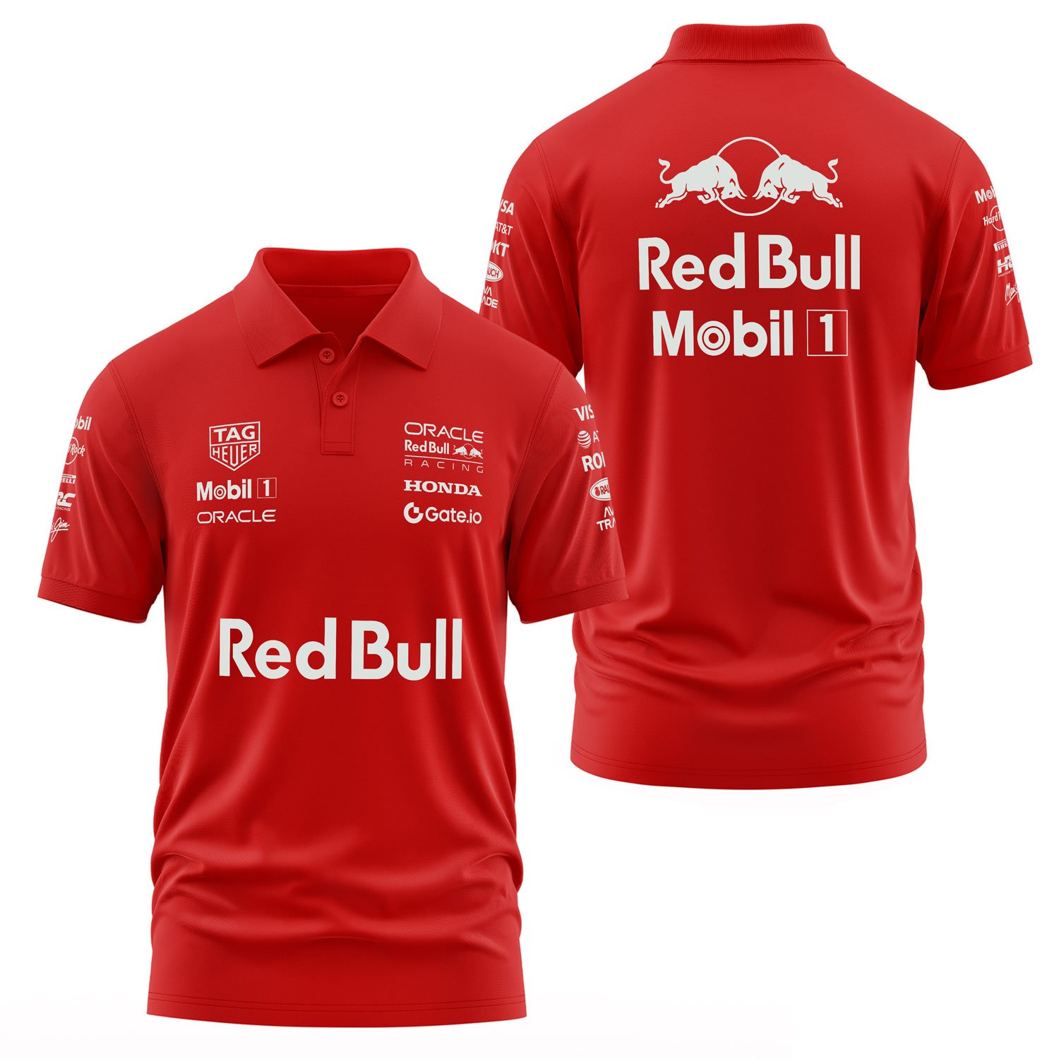 Oracle Red Bull Racing 25 SLVR Polo Tişört S - Kırmızı