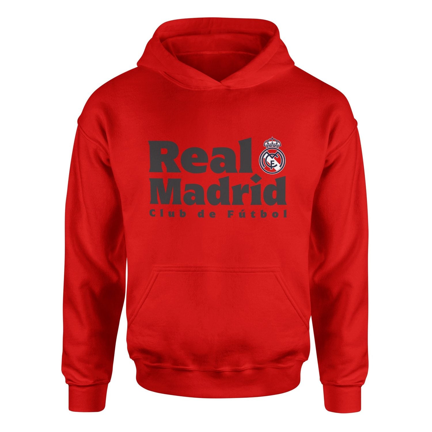 Real Madrid Club de Futbol Hoodie S - Kırmızı