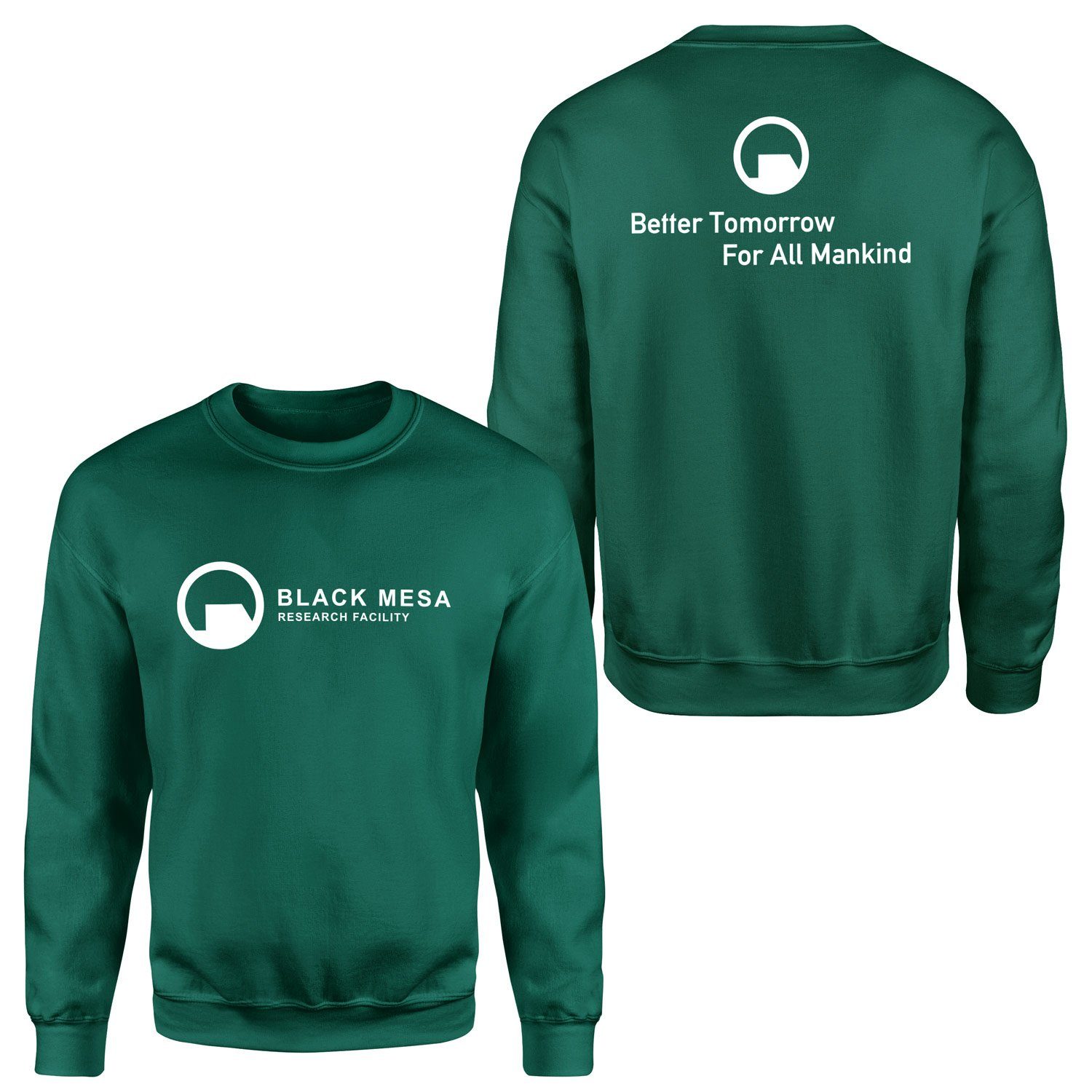 Black Mesa | Half-Life Sweatshirt M - Nefti Yeşili
