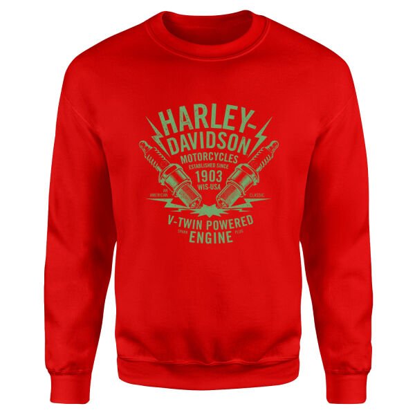 Harley-Davidson XII Sweatshirt L - Kırmızı