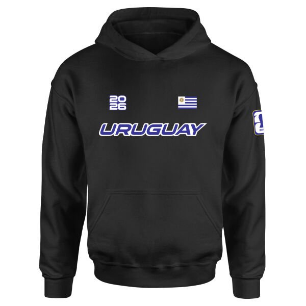 Uruguay 2026 Hoodie M - Siyah
