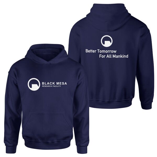 Black Mesa | Half-Life Hoodie XXL - İndigo Mavisi
