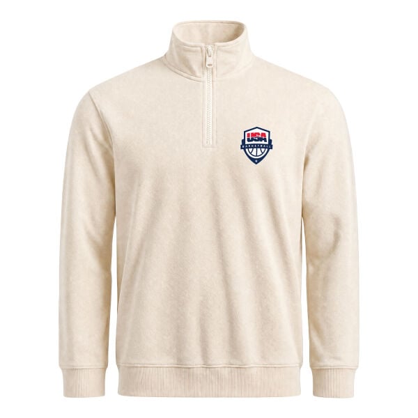 USA Basketball Yarım Fermuarlı Sweatshirt