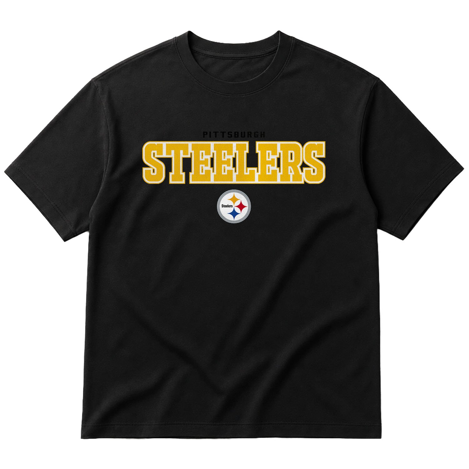 Pittsburgh Steelers B Oversize Tişört S - Siyah