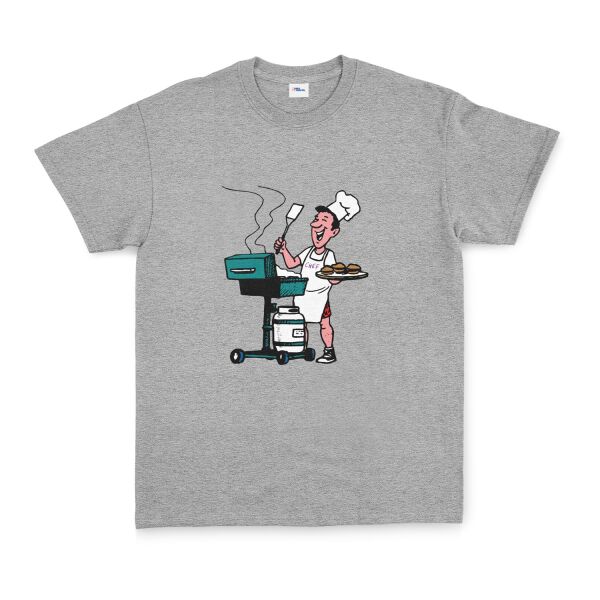 BBQ Chef Tişört M - Gri