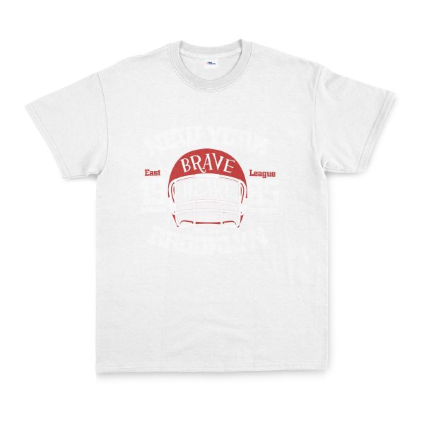 New York Brave Hart BKLYN Tişört M - Beyaz
