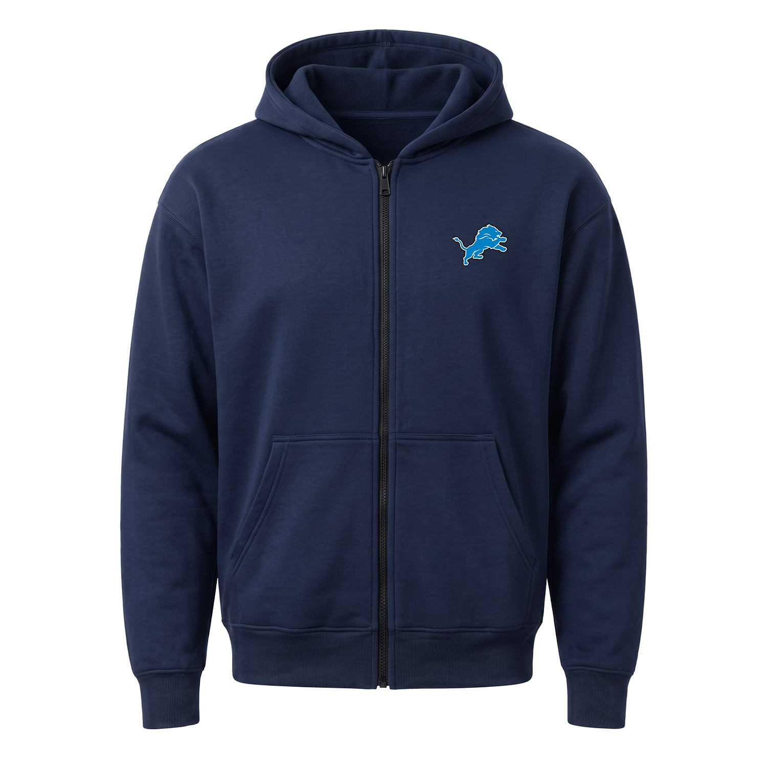Detroit Lions Fermuarlı Kapüşonlu Sweatshirt