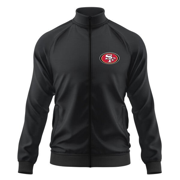 San Francisco 49ers Fermuarlı Sweatshirt S - Siyah