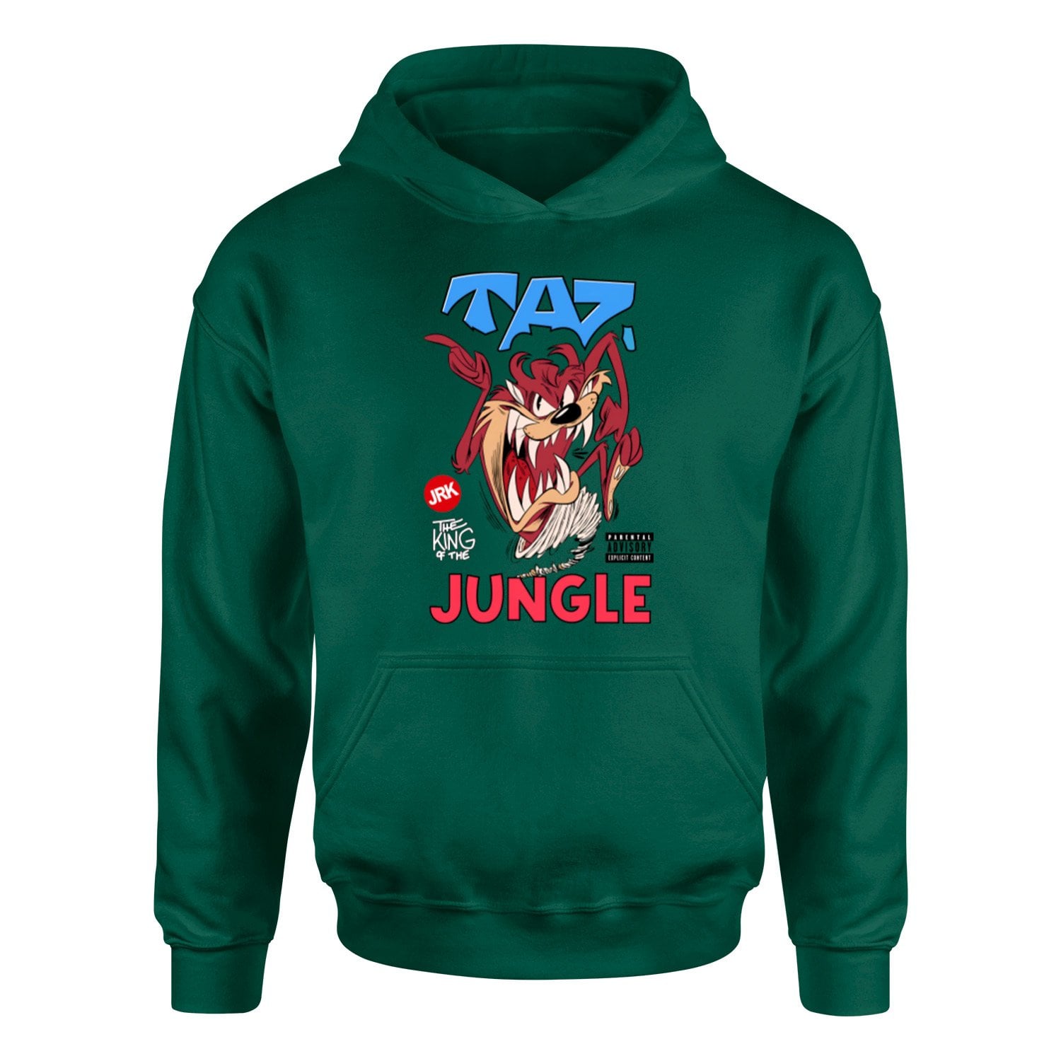 Taz The King of Jungle Hoodie M - Nefti Yeşili