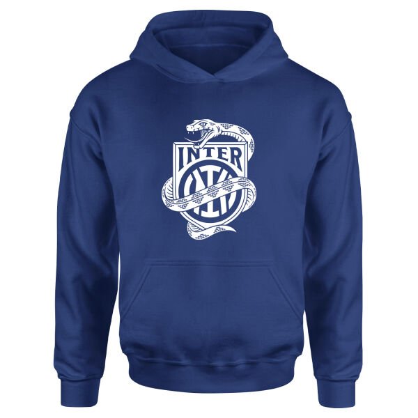 Inter Milan Hoodie XL - İndigo Mavisi