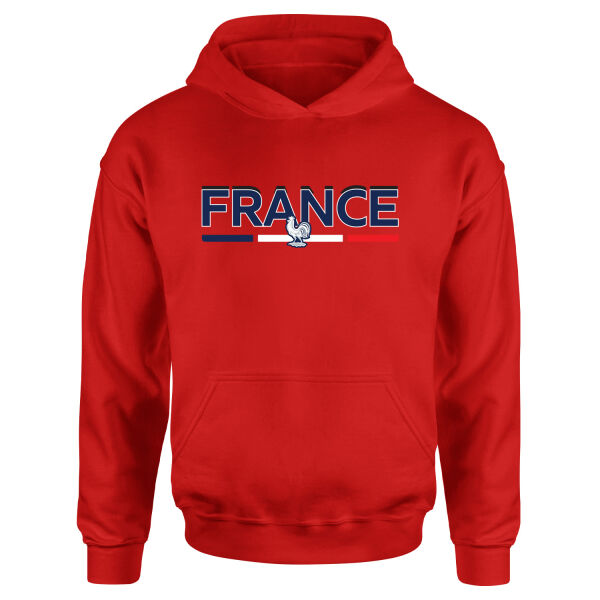 Fransa Hoodie XL - Kırmızı