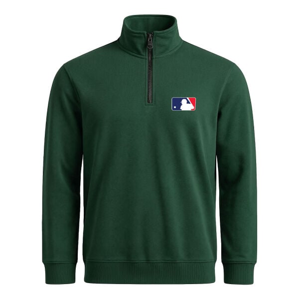 MLB Yarım Fermuarlı Sweatshirt