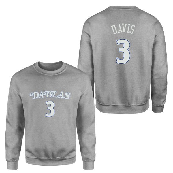 Anthony Davis 3 Dallas Forma Sweatshirt XL - Gri