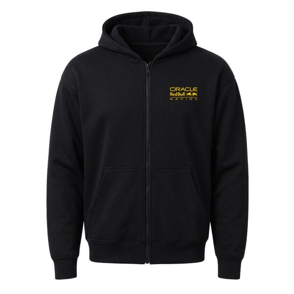 Oracle Red Bull Racing Yellow Fermuarlı Kapüşonlu Sweatshirt