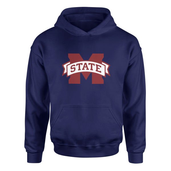 Mississippi State Bulldogs Hoodie M - İndigo Mavisi