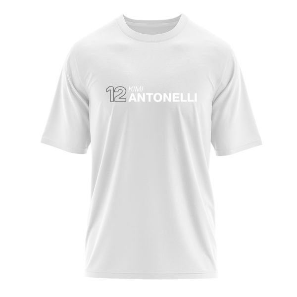 Kimi Antonelli 12 Oversize Tişört S - Beyaz