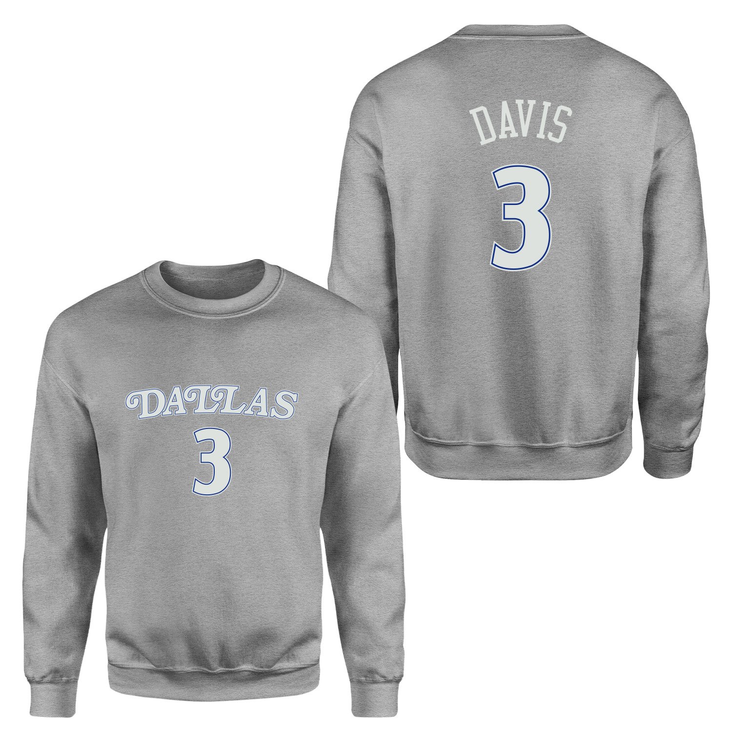 Anthony Davis 3 Dallas Forma Sweatshirt XXL - Gri
