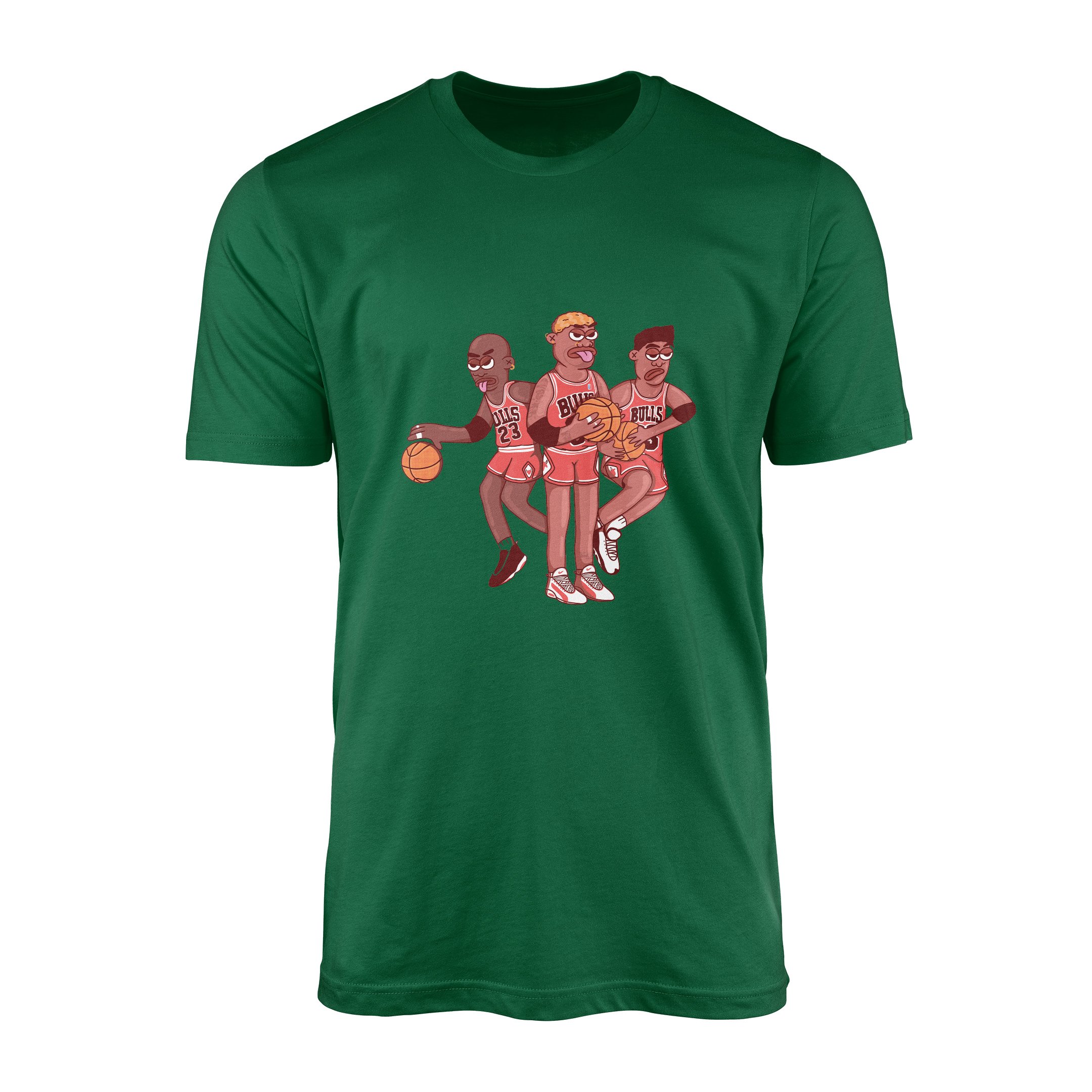 Jordan, Pippen, Rodman II Tişört XXL - Nefti Yeşili