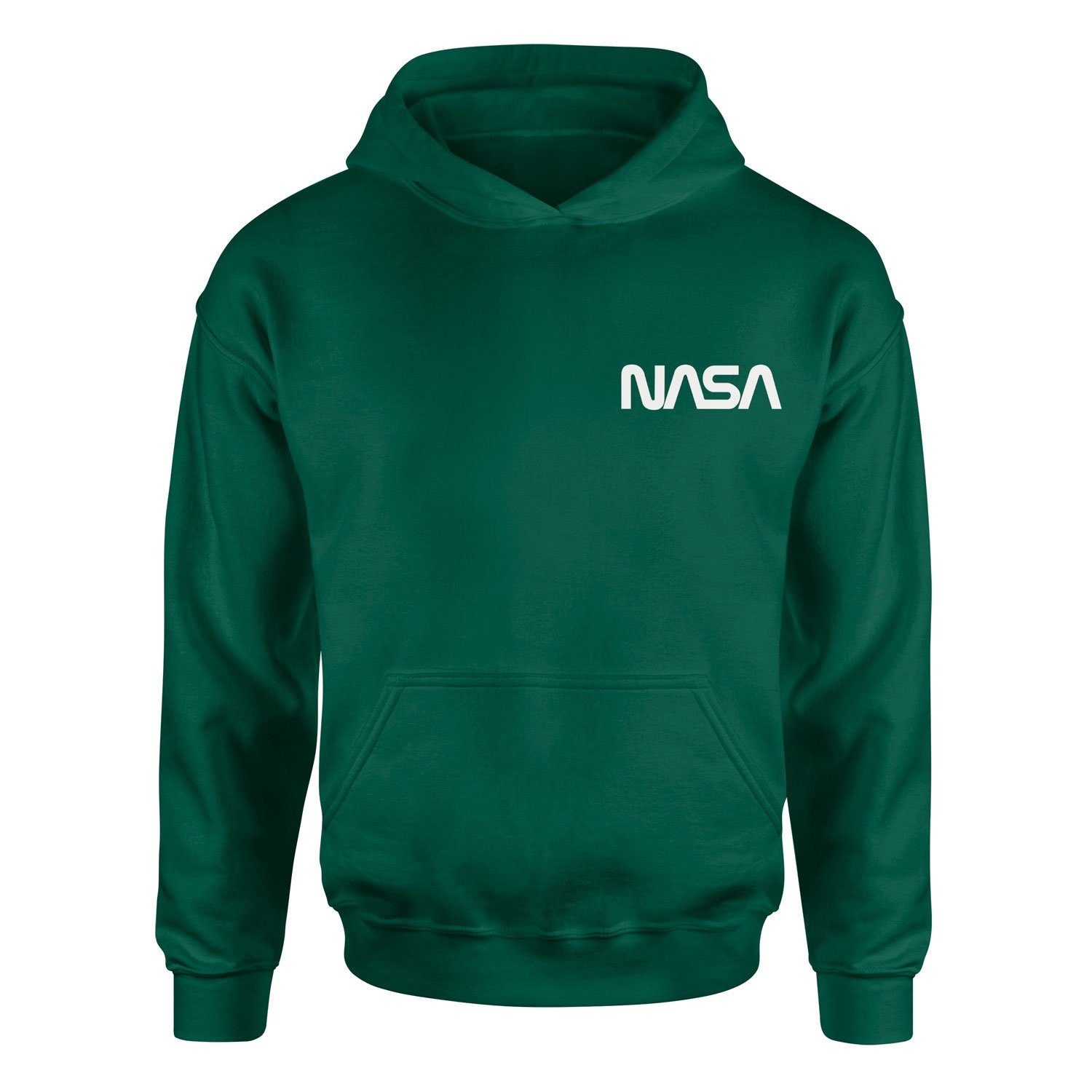 NASA Hoodie M - Nefti Yeşili