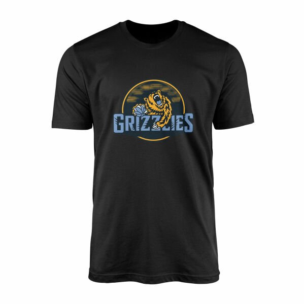 Grizzlies Tişört XXL - Siyah