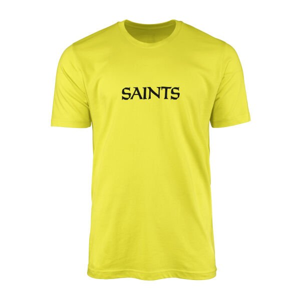 NO SAINTS Iconic | Black Tişört S - Sarı