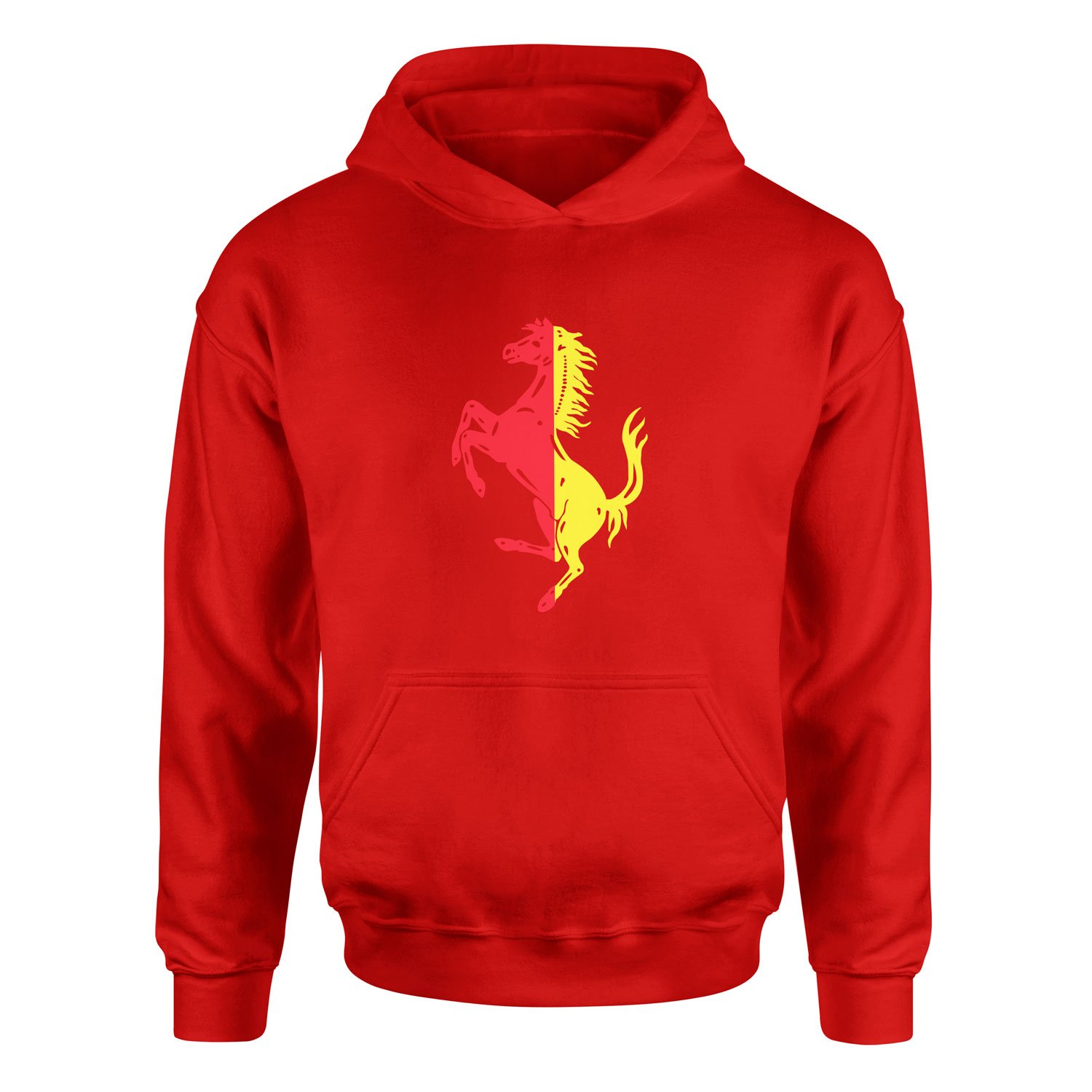 Scuderia Ferrari Rossa Corsa & Giallo Hoodie M - Kırmızı