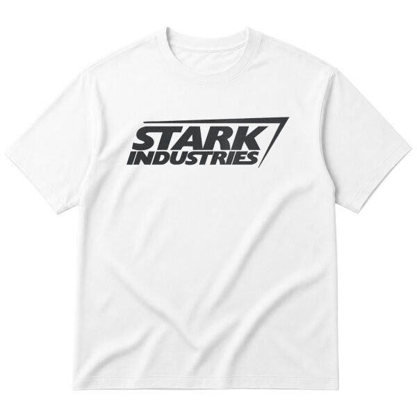 Stark Industries Oversize Tişört M - Beyaz