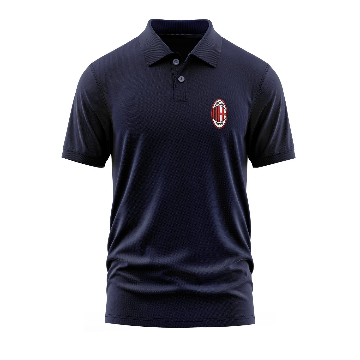 AC Milan Polo Tişört XL - İndigo Mavisi
