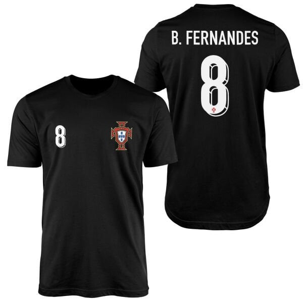 Bruno Fernandes | Portekiz 24 Forma Tişört L - Kırmızı