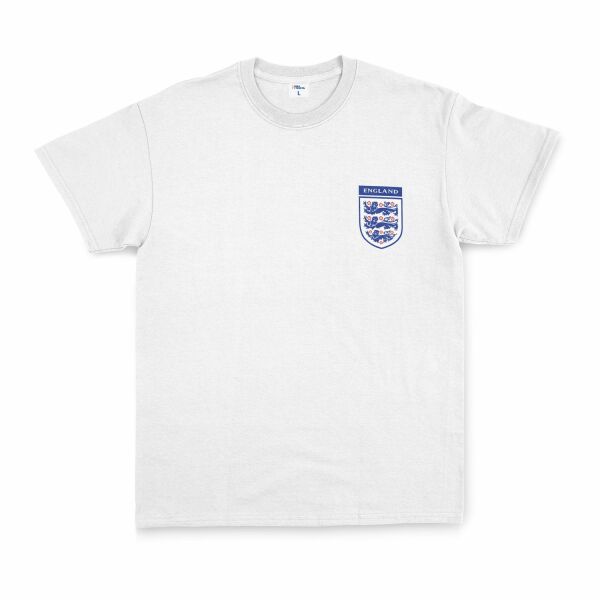 İngiltere Three Lions Tişört L - Beyaz